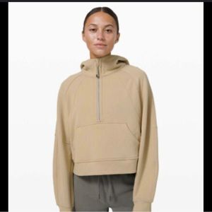 Scuba oversized half zip trench